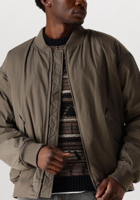 Dunkelgrün FORÉT Jack BOW BOMBER JACKET - large