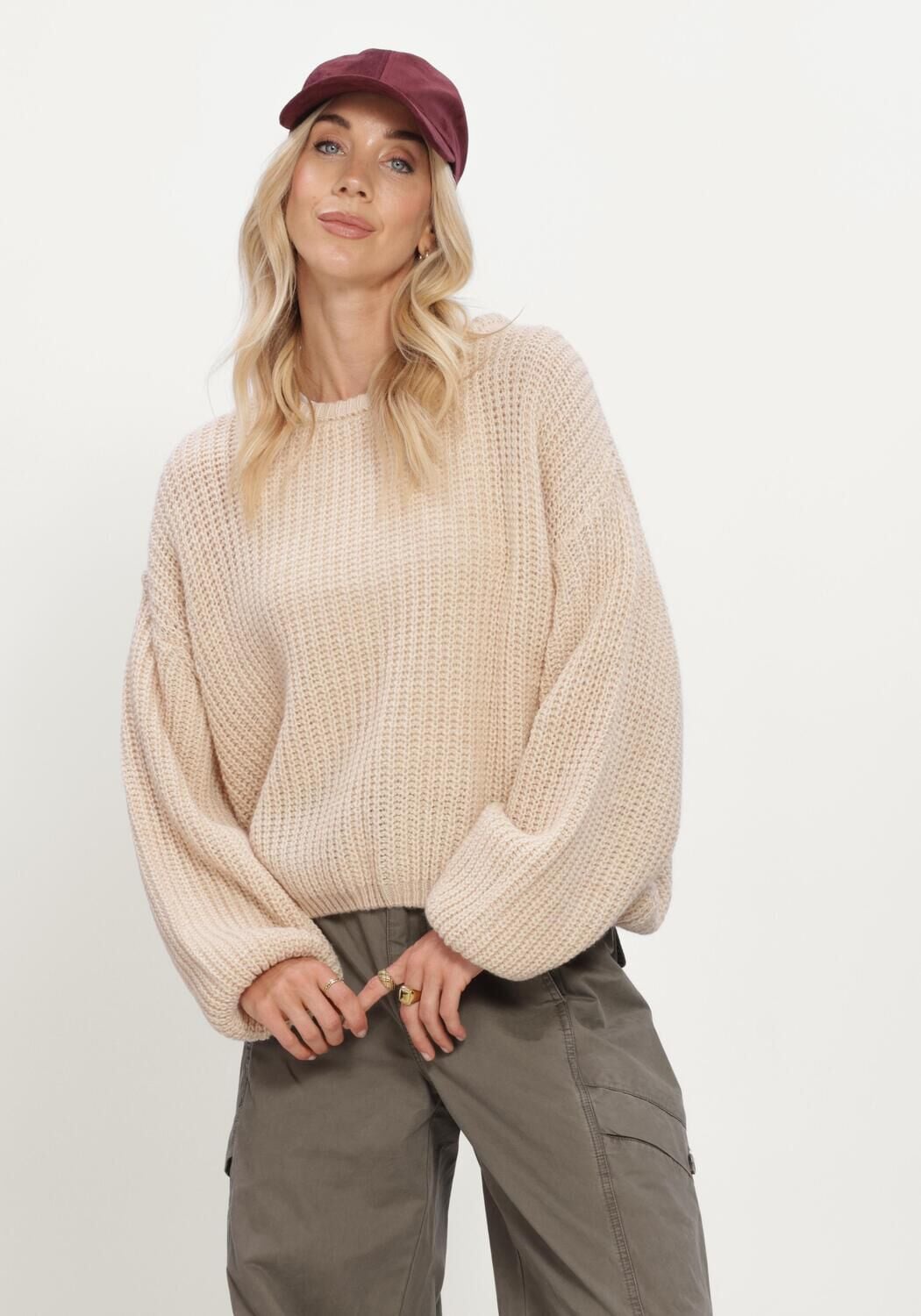 Beige AMERICAN VINTAGE Pullover CYROW - large