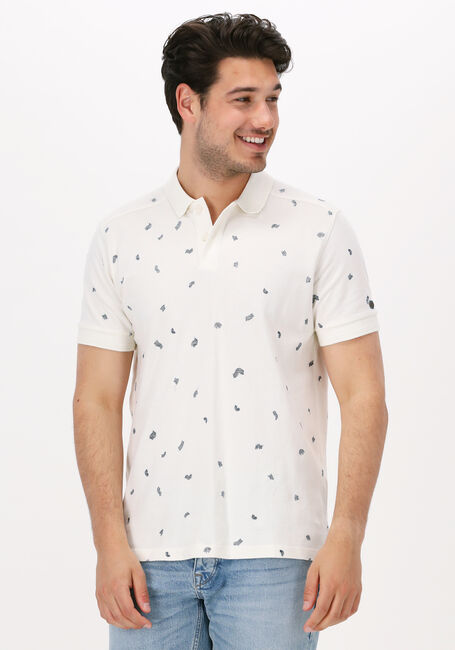 Nicht-gerade weiss CAST IRON Polo-Shirt SHORT SLEEVE POLO RELAXED FIT PIQUE JERSEY - large
