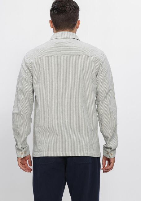 Gr&uuml;ne ANERKJENDT Overshirts AKODIN STRIPE OVERSHIRT - large