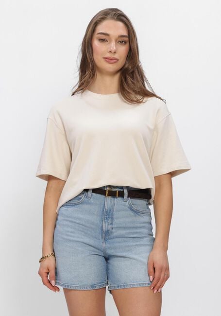 Khaki WITHBLACK T-shirt SLTINDRA SS TEE - large