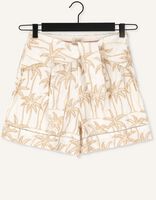 Sand SCOTCH & SODA Kurze Hose EMBROIDERED LINEN HIGH-RISE SHORT Sand SCOTCH & SODA Kurze Hose EMBROIDERED LINEN HIGH-RISE SHORT - medium