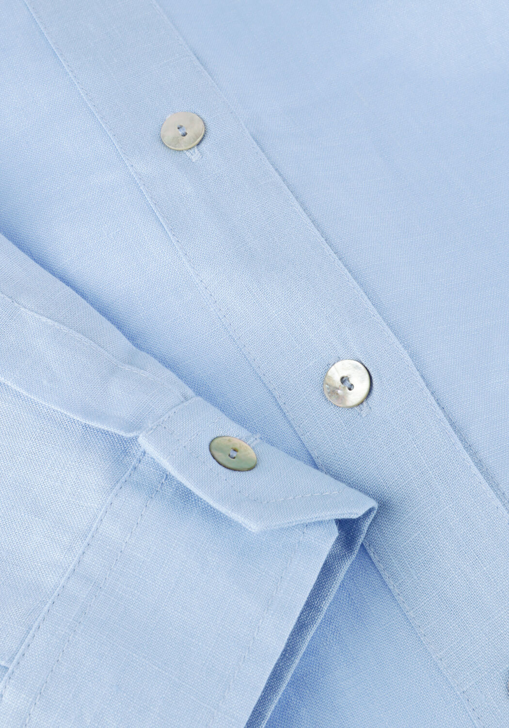 Hellblau RESORT FINEST Maxikleid SHIRT DRESS - large