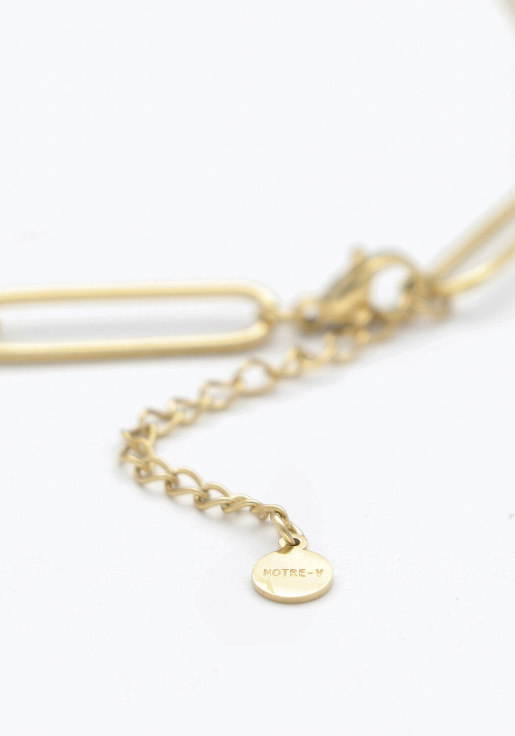 Goldfarbig NOTRE-V Kette OMSS23-014 - large