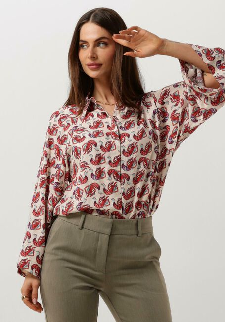 Orangene POM AMSTERDAM Blusen FETE DU SHRIMP BLOUSE - large