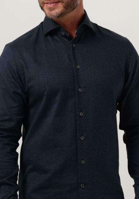 Blaue PROFUOMO Casual-Oberhemd TWILL BRUSH - large