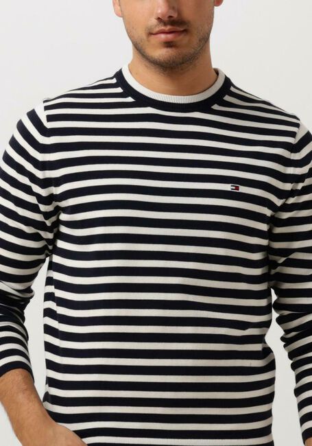 Dunkelblau TOMMY HILFIGER Pullover 1985 CREW NECK SWEATER - large