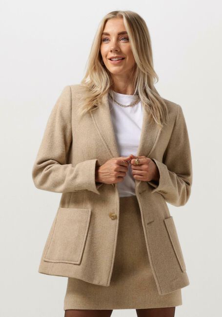 Beige VANILIA Blazer WOOL BLEND BLAZER - large