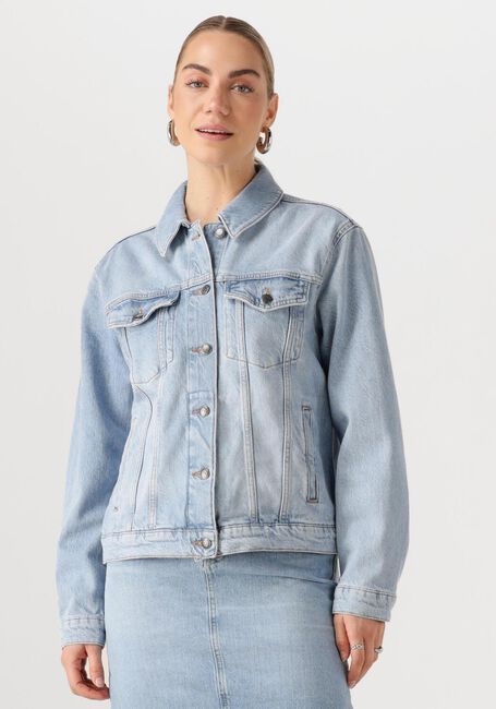 Hellblau OBJECT Jeansjacke OBJELLEN RE DENIM JACKET - large