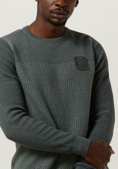Grüne PME LEGEND Pullover R-NECK COTTON PLATED - large