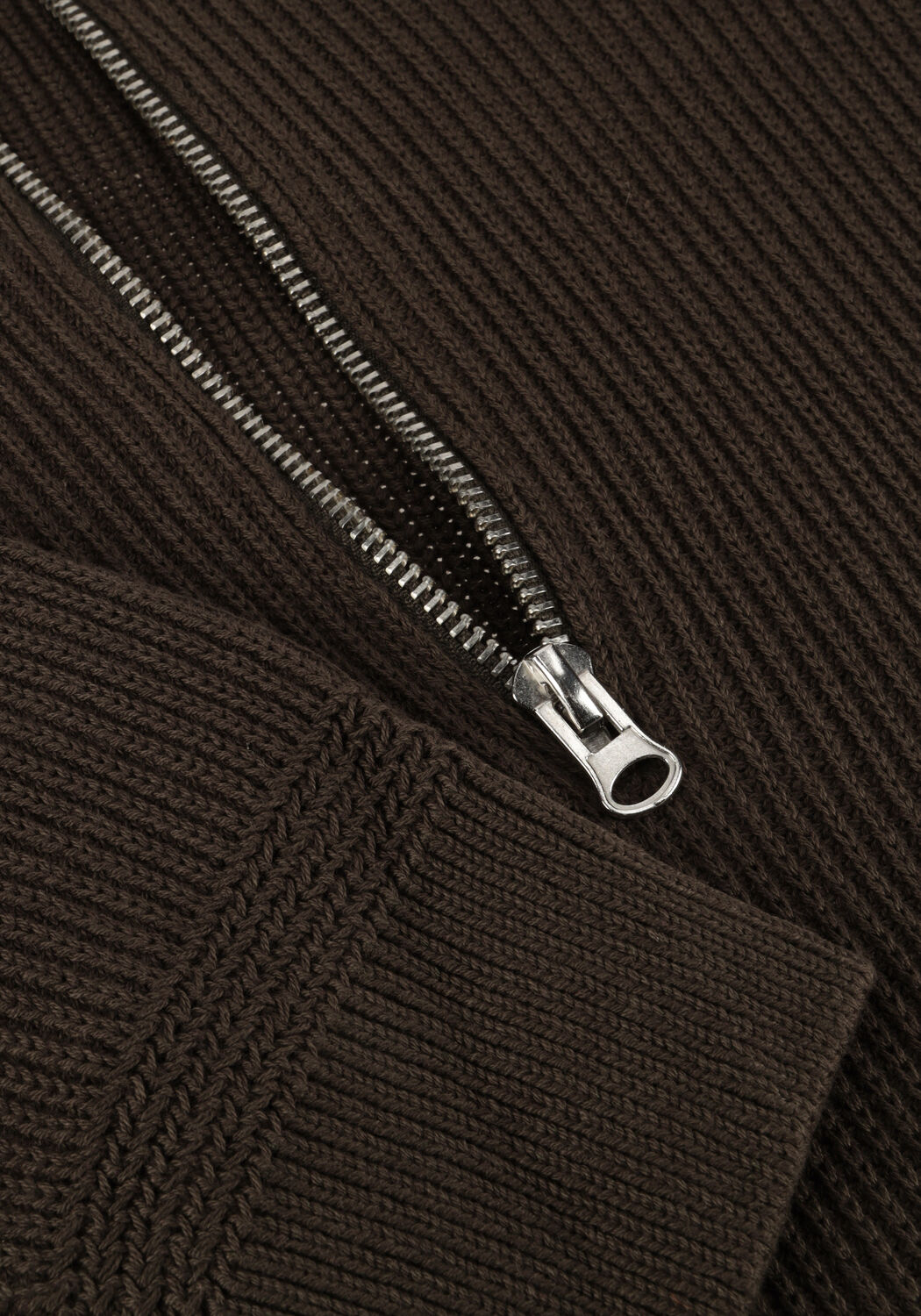 Braune BUTCHER OF BLUE Pullover GALWAY HALF ZIP - large