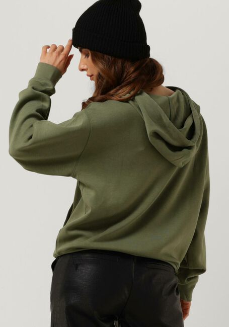 Olive MSCH COPENHAGEN Pullover IMA Q LOGO HOOD SWEATSHIRTR - large