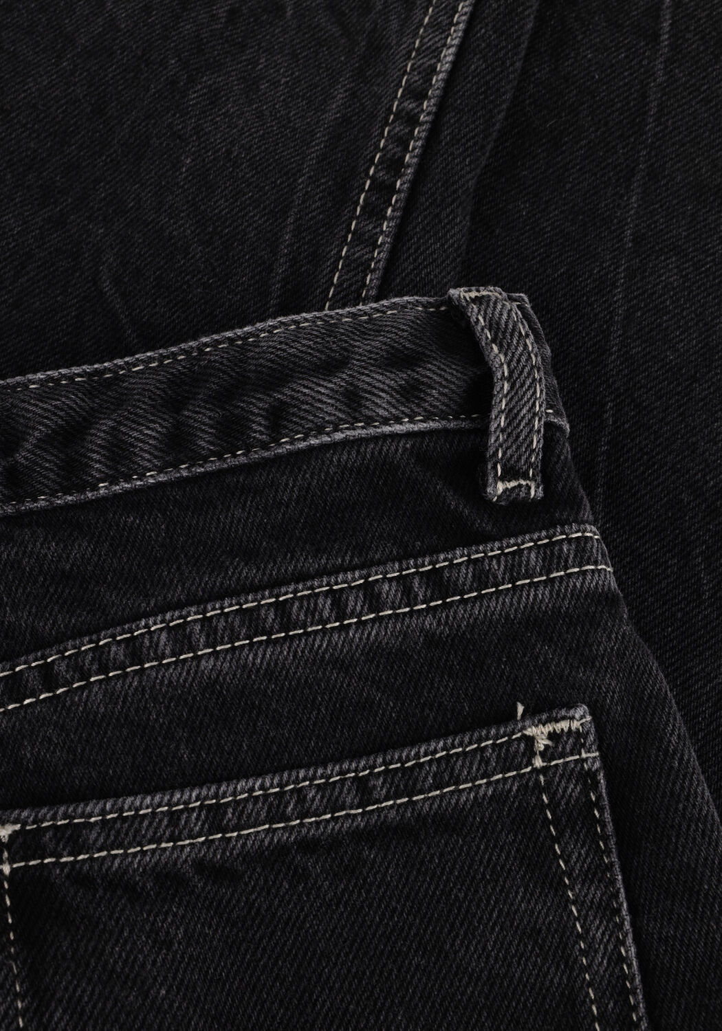 Schwarze AMERICAN VINTAGE Straight leg jeans YOPDAY-B - large