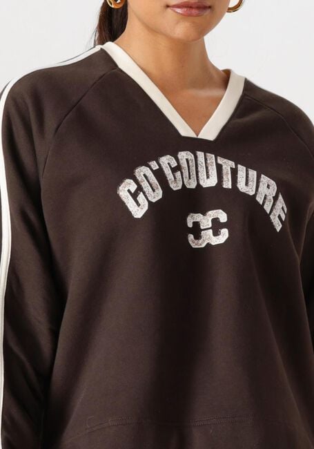 Braune CO'COUTURE Sweatshirt BATUCC COCO V-SWEAT - large