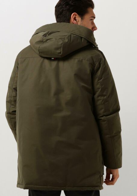 Dunkelgrün TOMMY HILFIGER Parkas ROCKIE NON FUR DOWN PARKA - large