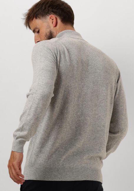 Graue PROFUOMO Pullover PULLOVER HALF ZIP BUTTON - large