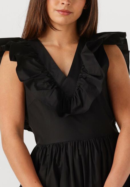 Schwarze SECOND FEMALE Minikleid ZANA DRESS - large