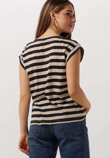 Dunkelblau BY-BAR Top TOBI BIG STRIPE TOP - large
