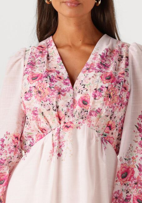 Hell-Pink NEO NOIR Maxikleid SILFI FLOWER PRINT DRESS - large
