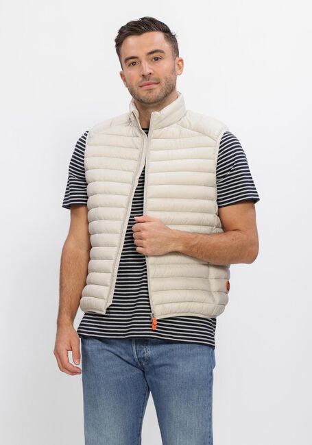 Beige SAVE THE DUCK Bodywarmer ADAM GIGA01 - large