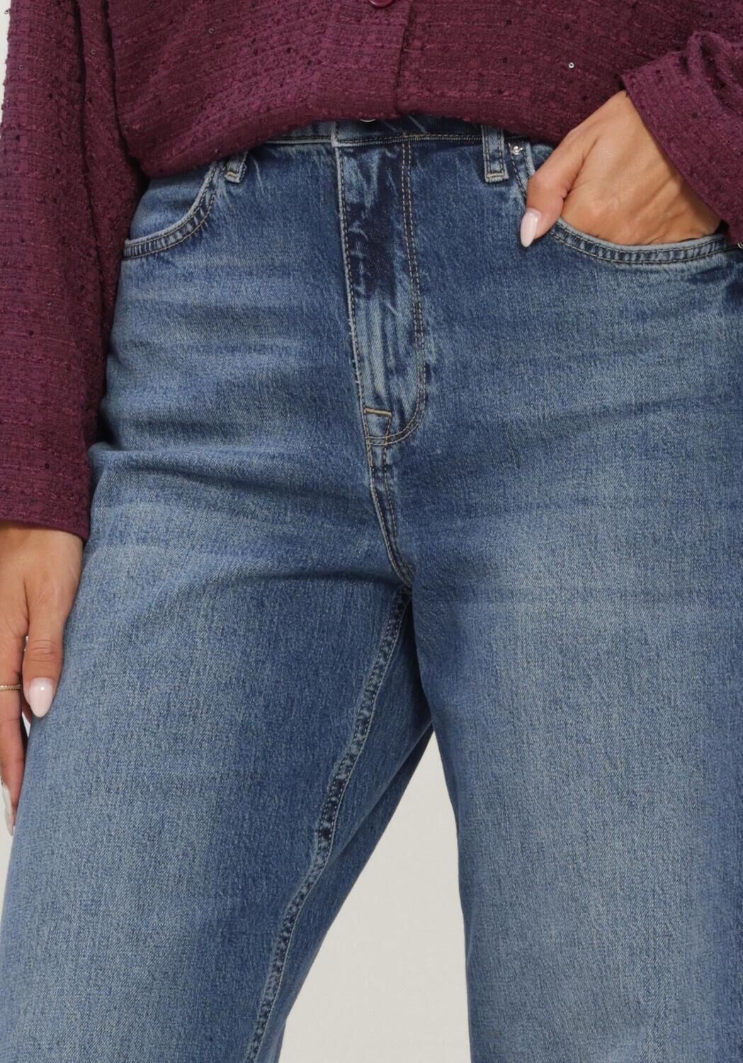 Blaue STUDIO ANNELOES Mom jeans Lexie denim trousers - large