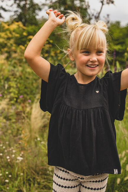 Schwarze LOOXS Little T-shirt 2411-7108 - large