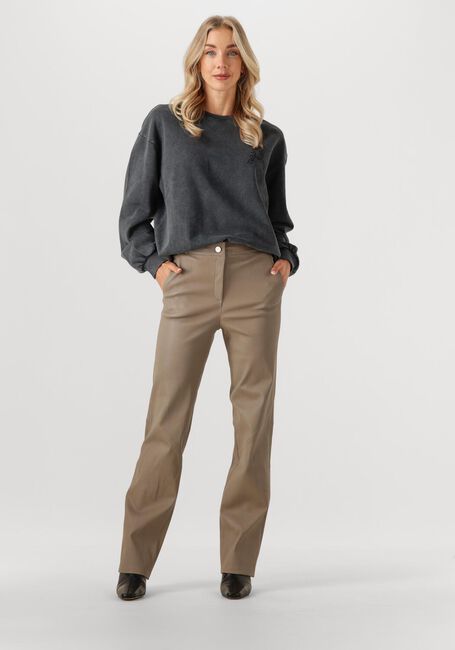 Schwarze ALIX THE LABEL Pullover LADIES KNITTED ACID WASHED SWEATER - large