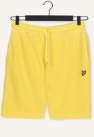 Gelbe LYLE & SCOTT Kurze Hose PIGMENT DYE SWEATSHORT MEN Gelbe LYLE & SCOTT Kurze Hose PIGMENT DYE SWEATSHORT MEN - medium