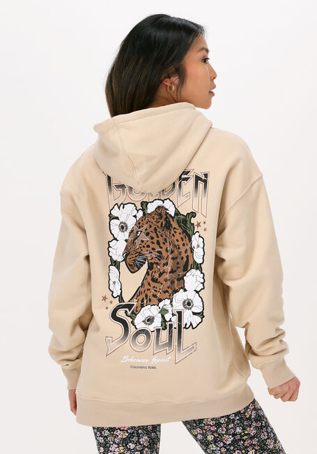 Beige COLOURFUL REBEL Sweatshirt GOLDEN SOUL OVERSIZED HOODIE - large