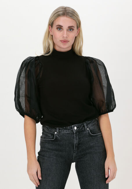 Schwarze GESTUZ Top MIST GZ TURTLE NECK - large