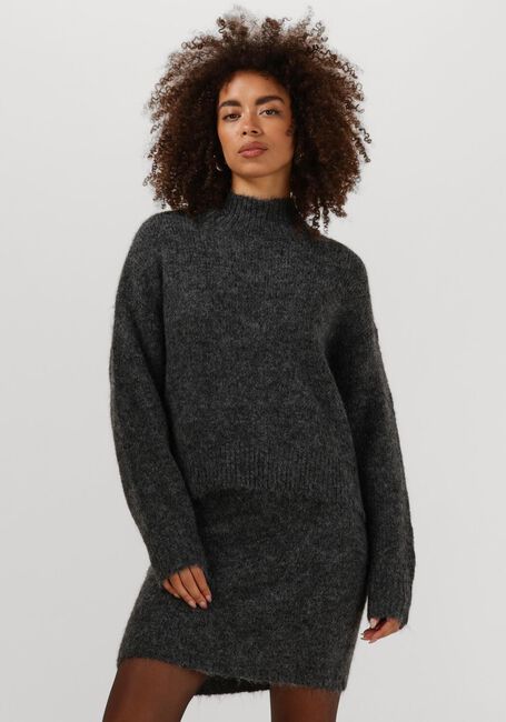 Dunkelgrau NEO NOIR Pullover PAULINA FLUFFY KNIT BLOUSE - large