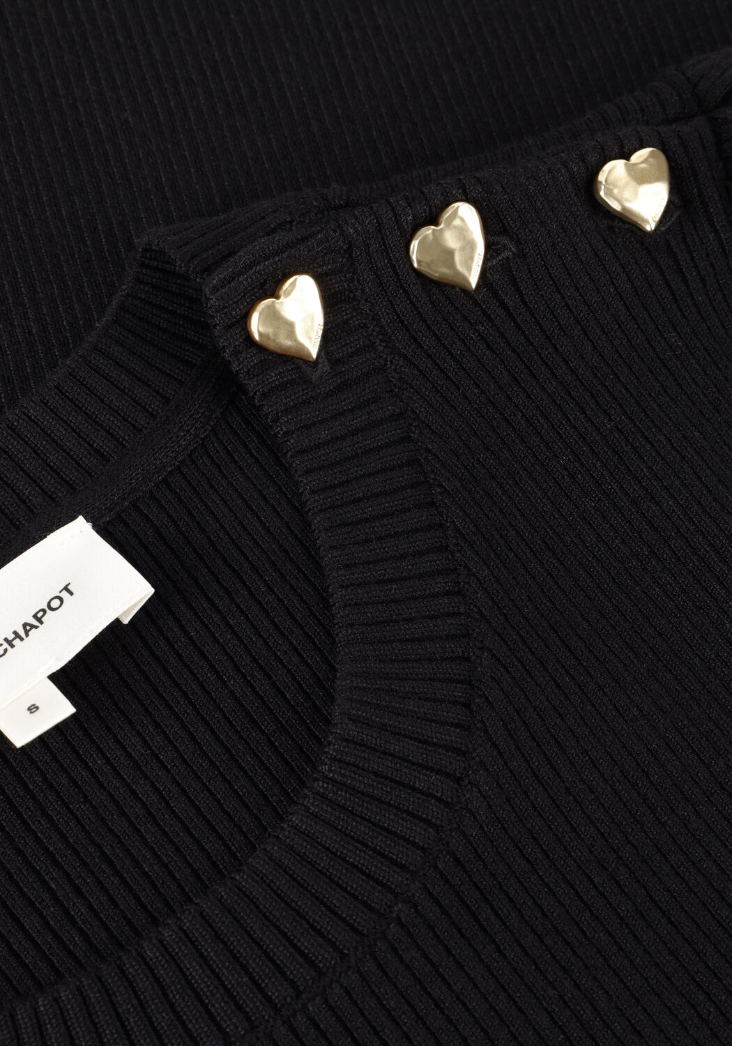 Schwarze FABIENNE CHAPOT Pullover LILLIAN SHORT SLEEVE PULLOVER - large