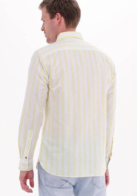 Gelbe TOMMY HILFIGER Casual-Oberhemd BOLD OXFORD STRIPE RF SHIRT - large