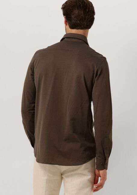 Braune PROFUOMO Klassisches Oberhemd SHIRT X-CUTAWAY JAPANESE KNITTED - large