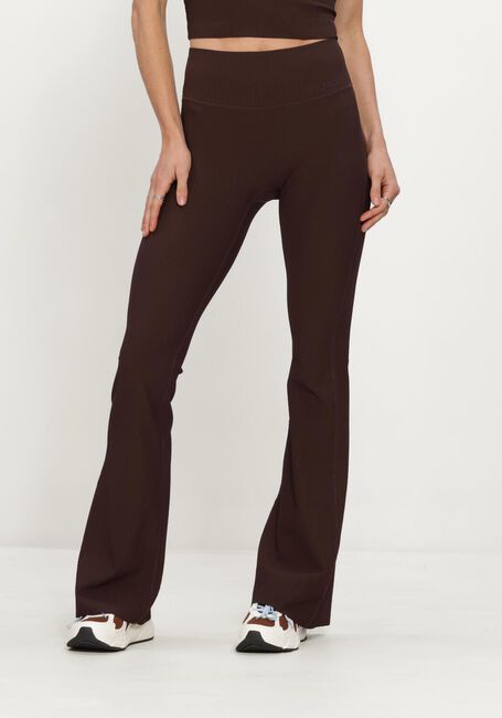 Braune BJORN BORG Hosen STUDIO RIBBED FLARE TIGHTS REGULAR - large