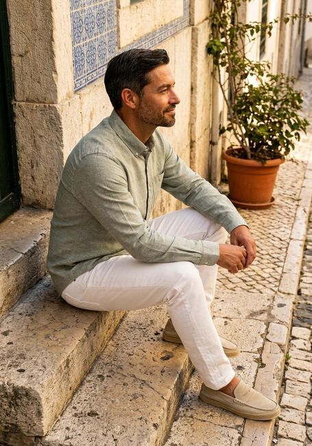 Khaki MATINIQUE Casual-Oberhemd MATROSTOL BD - large