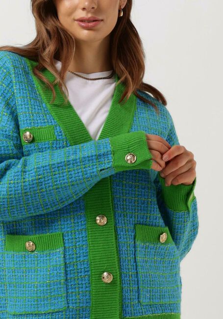 Grüne Y.A.S. Strickjacke YASLIVIA LS KNIT CARDIGAN - large