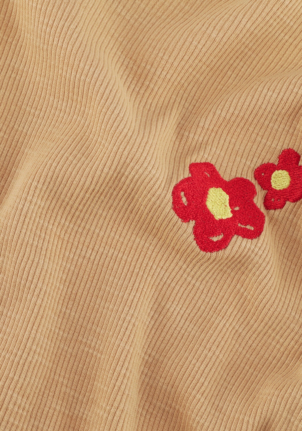 Camelfarbene AMMEHOELA T-shirt AM.SOFIESS.29 - large