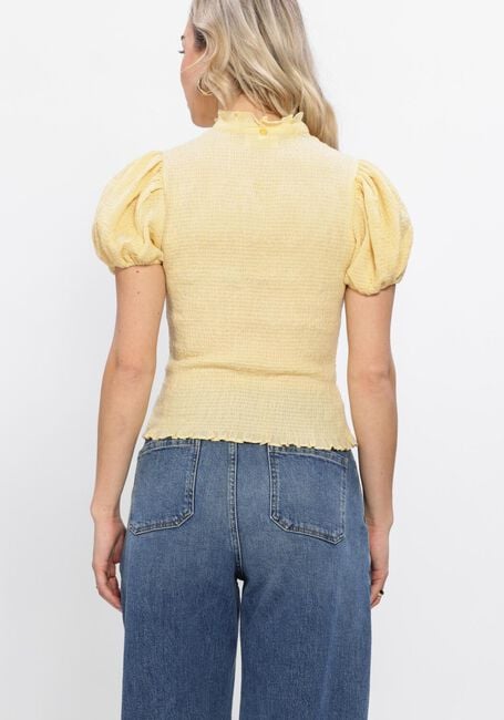 Gelbe ANTIK BATIK Blusen ANGELA SMOCK BLOUSE - large