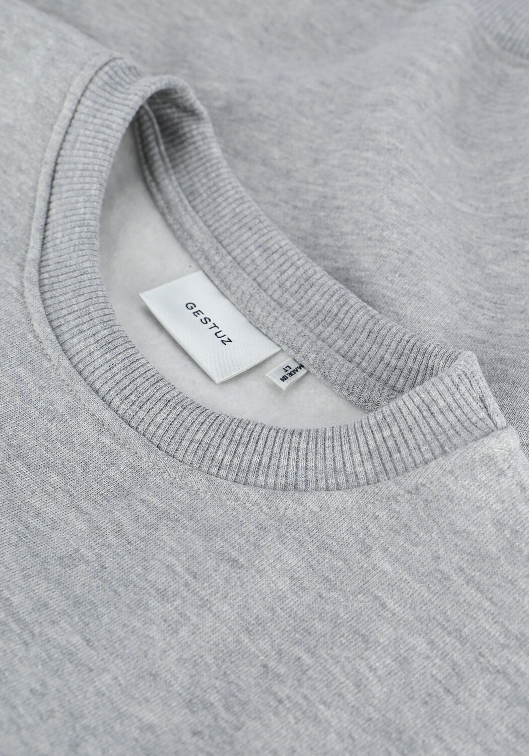 Hellgrau GESTUZ Pullover RUBIGZ SWEATSHIRT - large