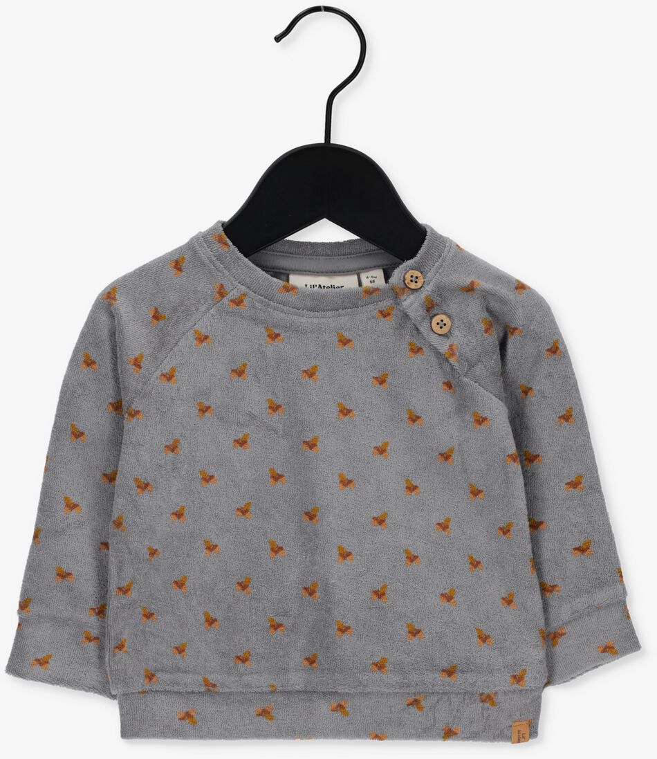 graue lil' atelier pullover nbmevald ls loose sweat lil