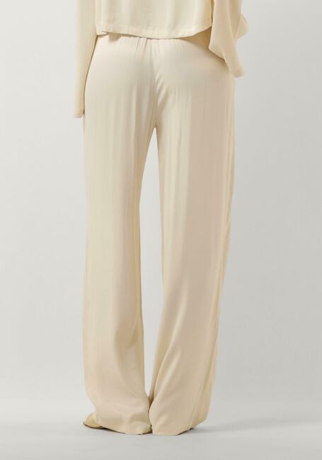 Ecru ALIX THE LABEL Weite Hose LADIES WOVEN SATIN PANTS - large
