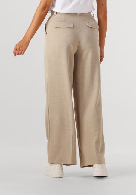 Beige OBJECT Hose OBJIVY HW WIDE PANT - large