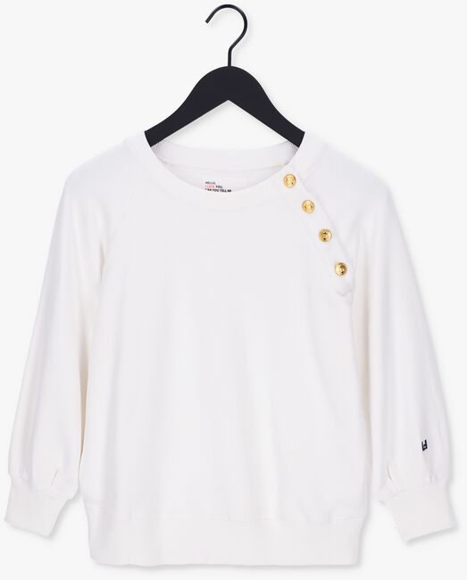 Weiße LEON & HARPER Sweatshirt SALLY JC55 PLAIN - large