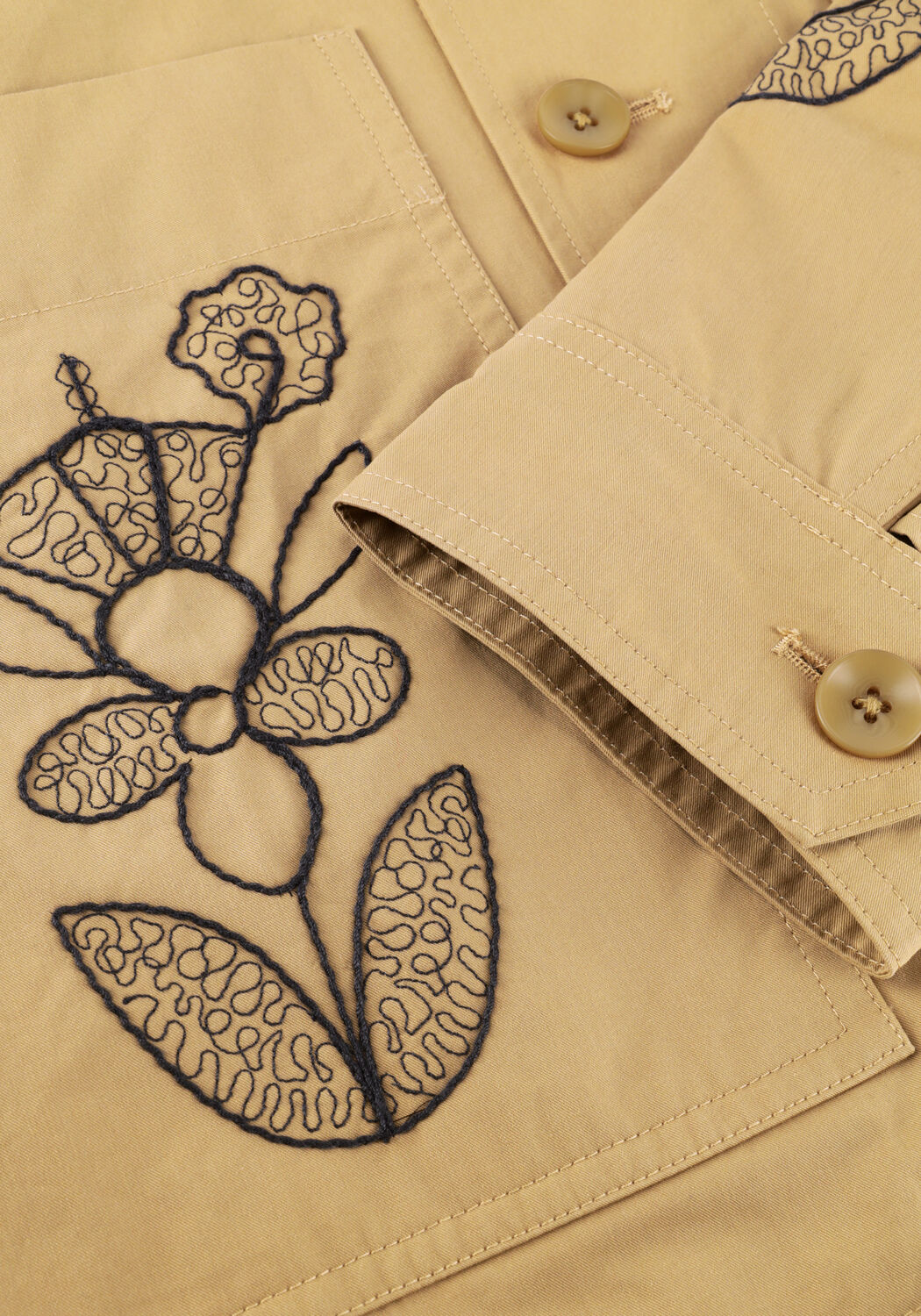 Camelfarbene ANTIK BATIK Blazer MARIA JACKET - large