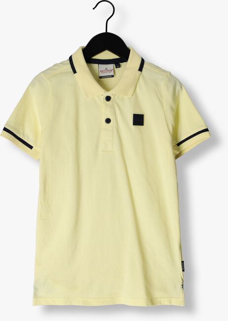 Gelbe RETOUR Polo-Shirt LUCAS - large