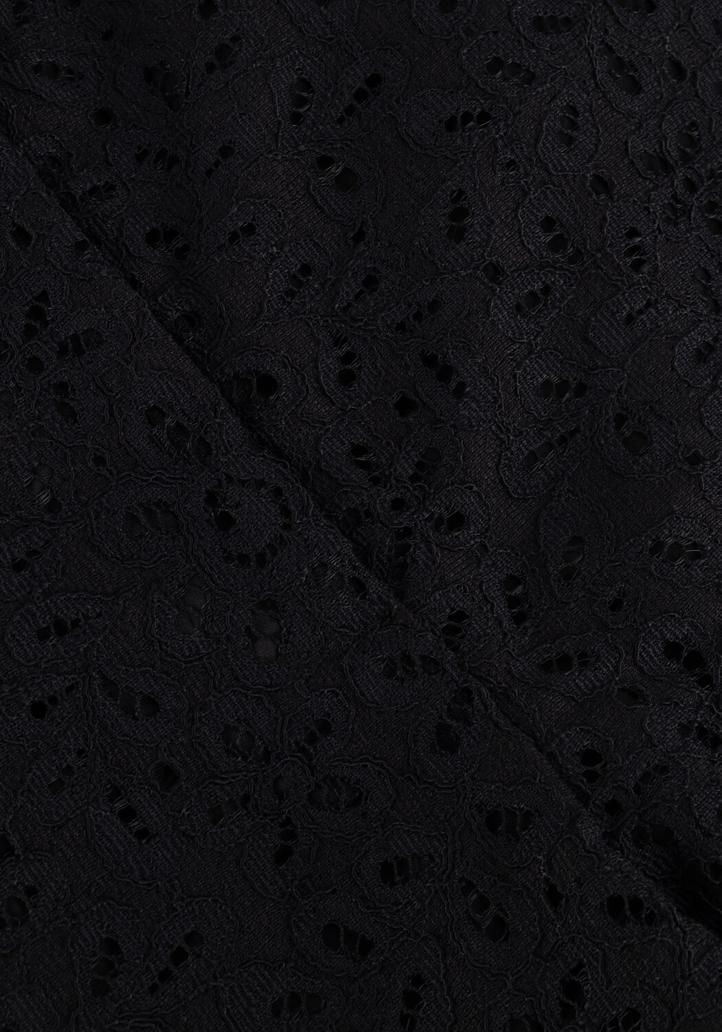 Schwarze SELECTED WOMEN Schlaghose SLFKAROLA HW FLARED LACE PANT - large