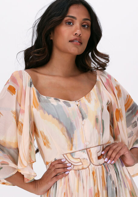 Mehrfarbige/Bunte LOUIZON Maxikleid TODA ROBE - large