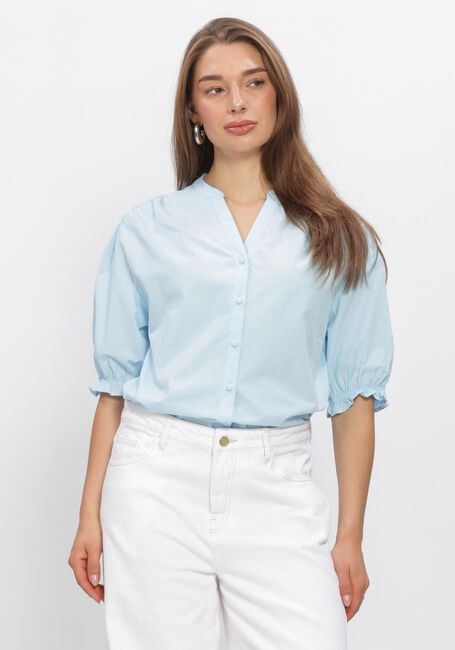 Blaue MSCH COPENHAGEN Blusen MSCHMARCA DOTTEN 2 4 SHIRT - large