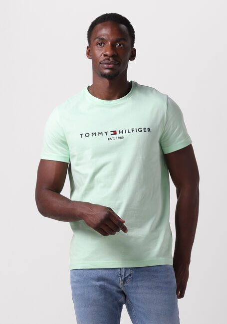 Minze TOMMY HILFIGER T-shirt TOMMY LOGO TEE - large